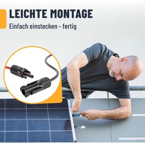 Produktbild für Solarkabel Absina 910000, H1Z2Z2-K, bis 1000 V, 1 m