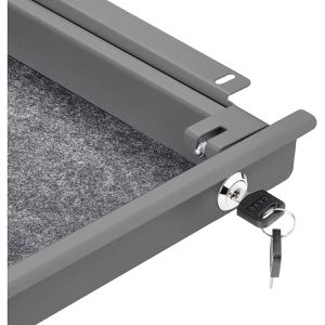 Produktbild für Unterbau-Schublade SO-TECH CAVO, grau, aus Metall