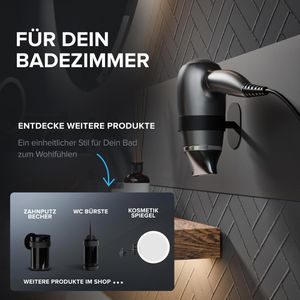Produktbild für Haartrocknerhalter ovimar Kvitoya, 81003887