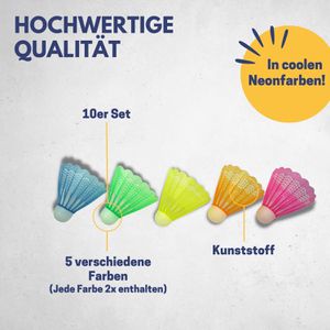 Produktbild für Badminton-Bälle Best-Sporting Nylon-Federbälle
