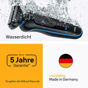 Produktbild für Elektrorasierer Braun Series 5, 52-B1000s, blau