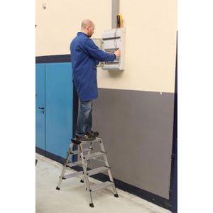 Produktbild für Klapptritt Krause Treppo, 126047, aus Aluminium