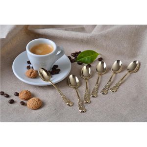 Produktbild für Espressolöffel Gräwe Rosendekor, 10,5 cm