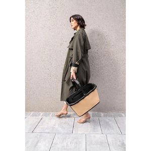 Produktbild für Einkaufskorb Reisenthel BK7079, Carrybag frame raffia black