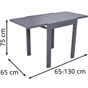 Produktbild für Gartentisch Garden-Pleasure ELENA, Aluminium