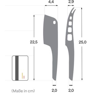 Produktbild für Käsemesser LARS-NYSØM Nedskaering Stainless Steel