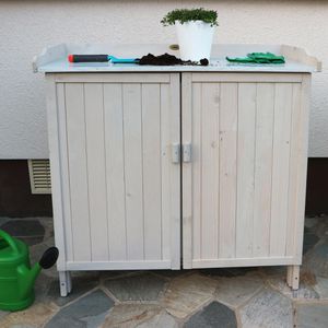 Produktbild für Pflanztisch Habau Lino, grau