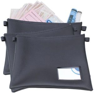 Produktbild für Banktasche effektivo 10906, schwarz, Kunstleder