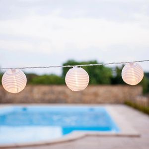 Produktbild für Lichterkette lights4fun Lampion, 20LED innen+außen