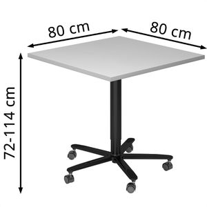 Produktbild für Stehtisch Hammerbacher ST88, lichtgrau