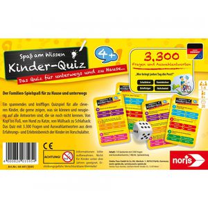 Produktbild für Kartenspiel Noris Kinder-Quiz für schlaue Kids 4+