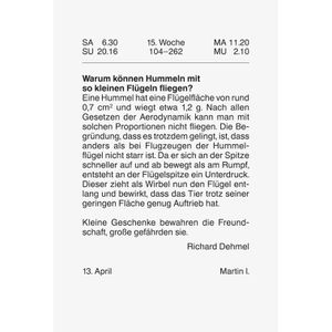 Produktbild für Abreißkalender Brunnen 1070305007, Nr. 5, Jahr 2027