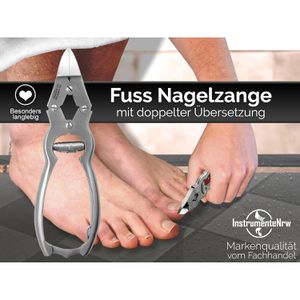 Produktbild für Nagelzange InstrumenteNRW NZ-CK-198, Profi, aus Edelstahl