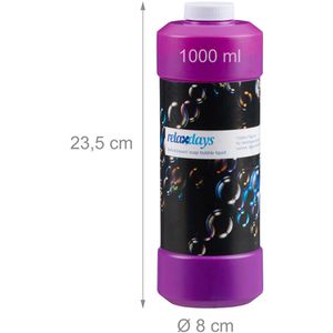 Produktbild für Seifenblasen-Flüssigkeit Relaxdays 1L