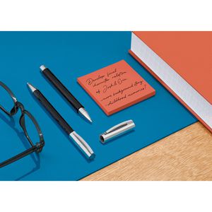 Produktbild für Drehbleistift Faber-Castell Ambition Rhombus, schwarz/silber