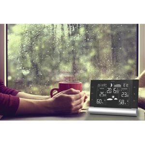 Produktbild für Wetterstation Hama 00186418, Black Line Plus, digital