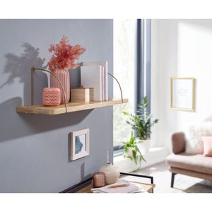 Produktbild für Wandregal Wohnling WL6.596, braun