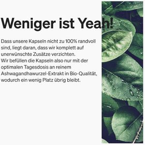 Produktbild für Ashwagandha natural-elements 180 Kapseln, BIO