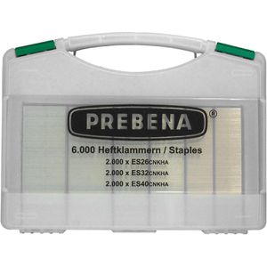 Tackerklammern Prebena ES-BOX, 26-40mm
