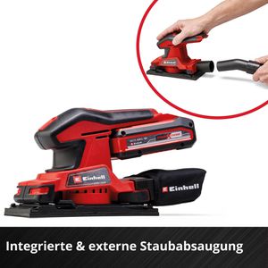 Produktbild für Schwingschleifer Einhell TC-OS18/187 Li Solo, Akku