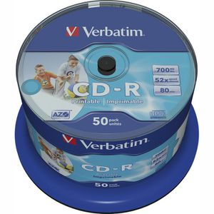CD Verbatim 43438, 700MB, bedruckbar