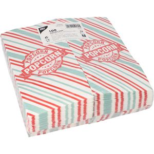 Produktbild für Popcorn-Tüten Papstar 86616 rot/blau/weiß