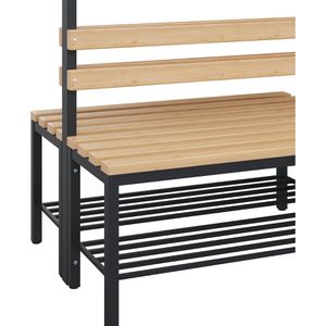 Produktbild für Umkleidebank CP-Möbel 8050-210, Sitzfläche Holz, 100 cm