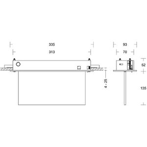 Produktbild für Notbeleuchtung b-lite L-LUX, Fluchtwegleuchte, LED mit Akku