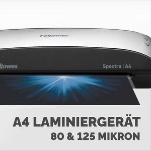 Produktbild für Laminiergerät Fellowes Spectra, mit 2 Rollen, A4