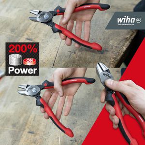 Produktbild für Seitenschneider Wiha BiCut Industrial, 38982, Kraft-Schneider