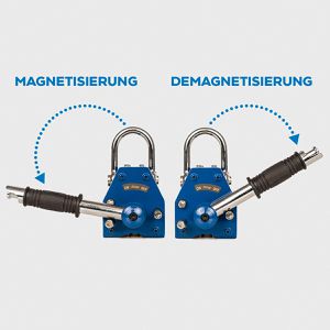 Produktbild für Lasthebemagnet Planeta PML-1, F00060, mit Handhebel