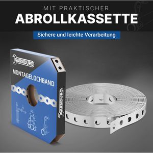 Produktbild für Lochband Garsiduro MLB-GALV-12mm