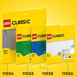Produktbild für Grundplatte LEGO Classic 11024, grau