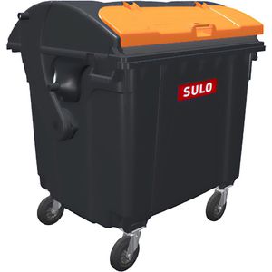 Müllcontainer Sulo Citybac 1100 RD, grau/orange