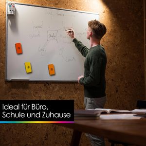 Produktbild für Tafelwischer OfficeTree magnetisch, 6 Stück