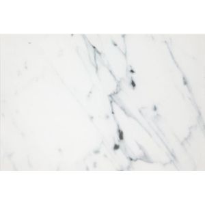 Produktbild für Couchtisch AC-Design Alisan, Glas / Metall, weiß marmoriert