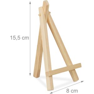 Produktbild für Staffelei Relaxdays 10027291 Tisch-Staffelei, 10 Stück