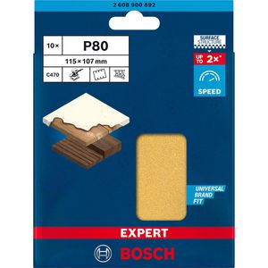 Produktbild für Schleifpapier Bosch Expert C470, Körnung 80