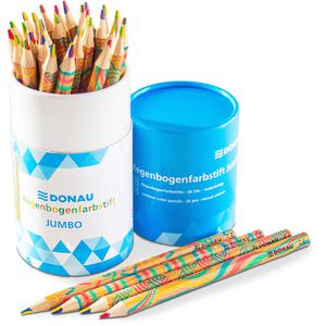 Buntstifte DONAU JUMBO Regenbogenfarbstift 330460