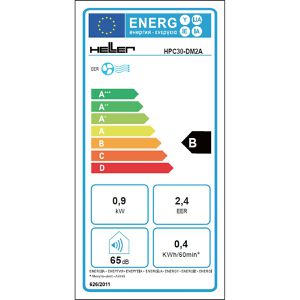 Produktbild für Klimagerät Heller HPC-30DM2A, 3000 BTU/h