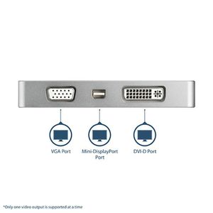 Produktbild für USB-Adapter StarTech CDPVGDVHDMDP, silber
