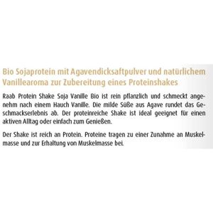 Produktbild für Proteinpulver Raab-Vitalfood Protein Shake, 300 g, BIO