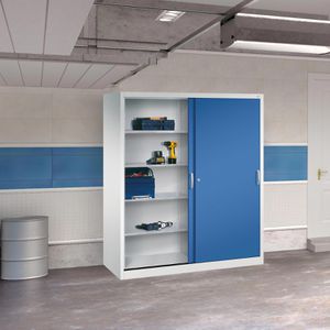 Produktbild für Werkzeugschrank CP-Möbel 2169-00, aus Metall, grau / blau