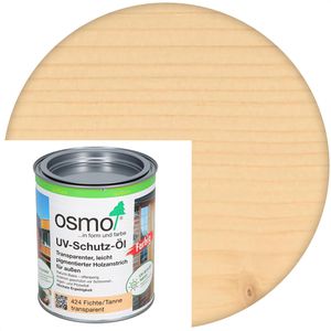 Osmo Holzlasur UV-Schutz-Öl farbig, 0,75l, außen, 424 fichte/tanne