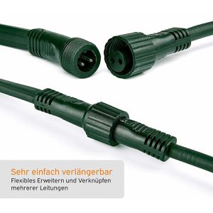 Produktbild für Lichterkette LEDmaxx Illu-30g-v2, innen + außen