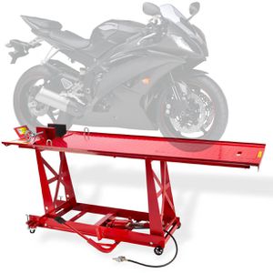 Produktbild für Hebebühne DEMA 24357, rot, für Motorrad