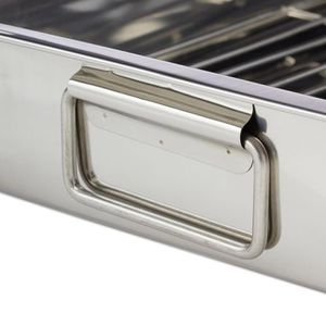 Produktbild für Bräter Relaxdays 10023739 S, aus Edelstahl