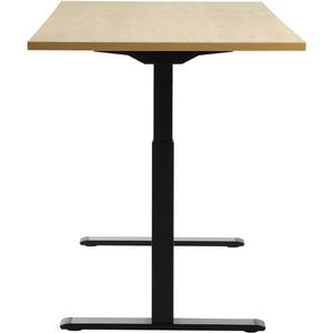 Produktbild für Schreibtisch Topstar E-Table, ahorn / schwarz