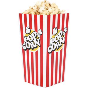 Produktbild für Popcorn-Tüten FunX FX-06207 rot/weiß