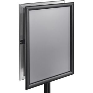 Produktbild für Infoständer Böttcher-AG Classic aus Aluminium, schwarz, A3